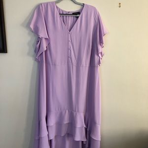 Lavender Flowy Dress